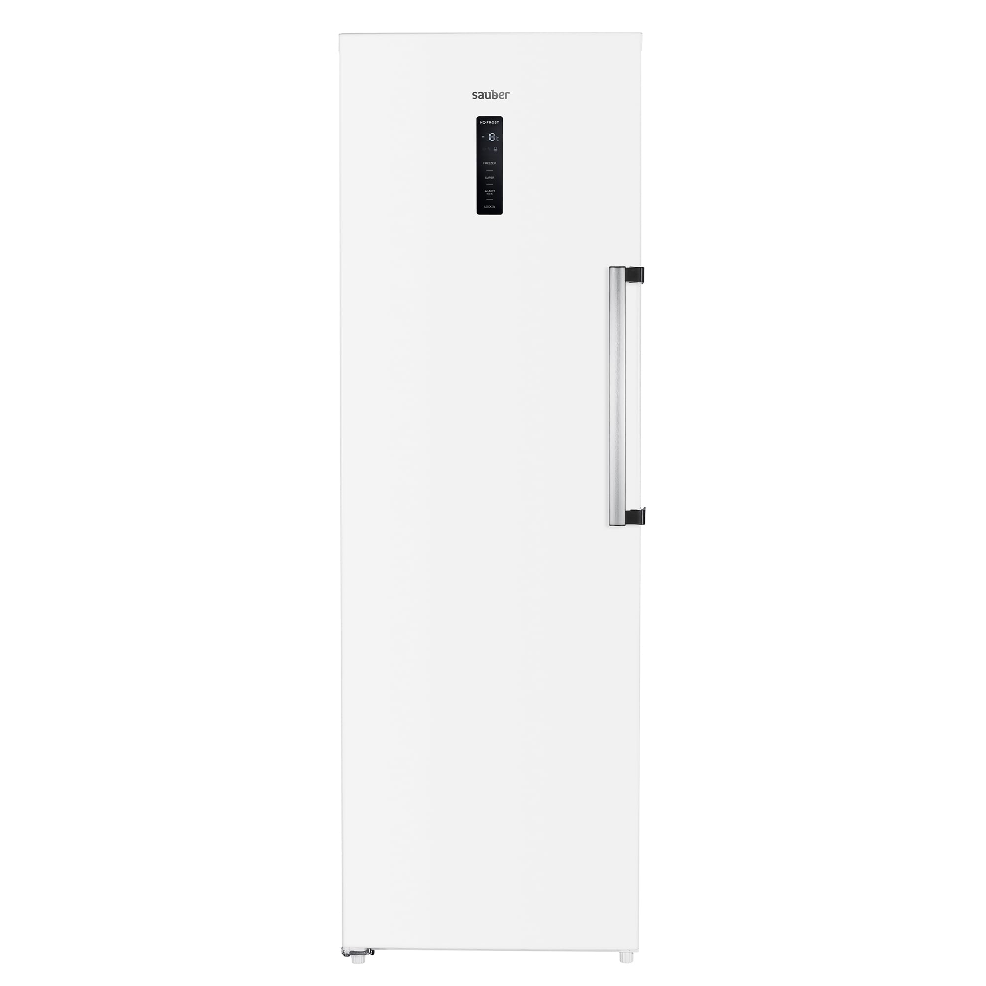 Sauber - Congelador 1 Puerta SERIE 5-CV18524WH NF - NO FROST - E - 185x60 cm - 274 litros - 4 Estrellas - Display Control Temperatura - ENTREGA Y RETIRADA USADO EN DOMICILIO INCLUIDA