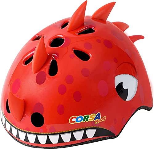 Image of Kids Toddler Bike Helmet, Adjustable and Multi-Sport for Child Boys and Girls, 2 Sizes