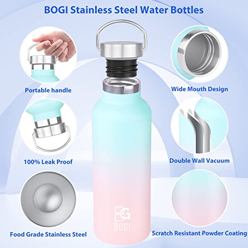BOGI 600ml Doppia Parete in Acciaio Inox