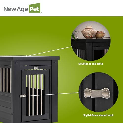 New Age Pet ecoFlex Pet Crate/End Table, Espresso, Small - Image 5