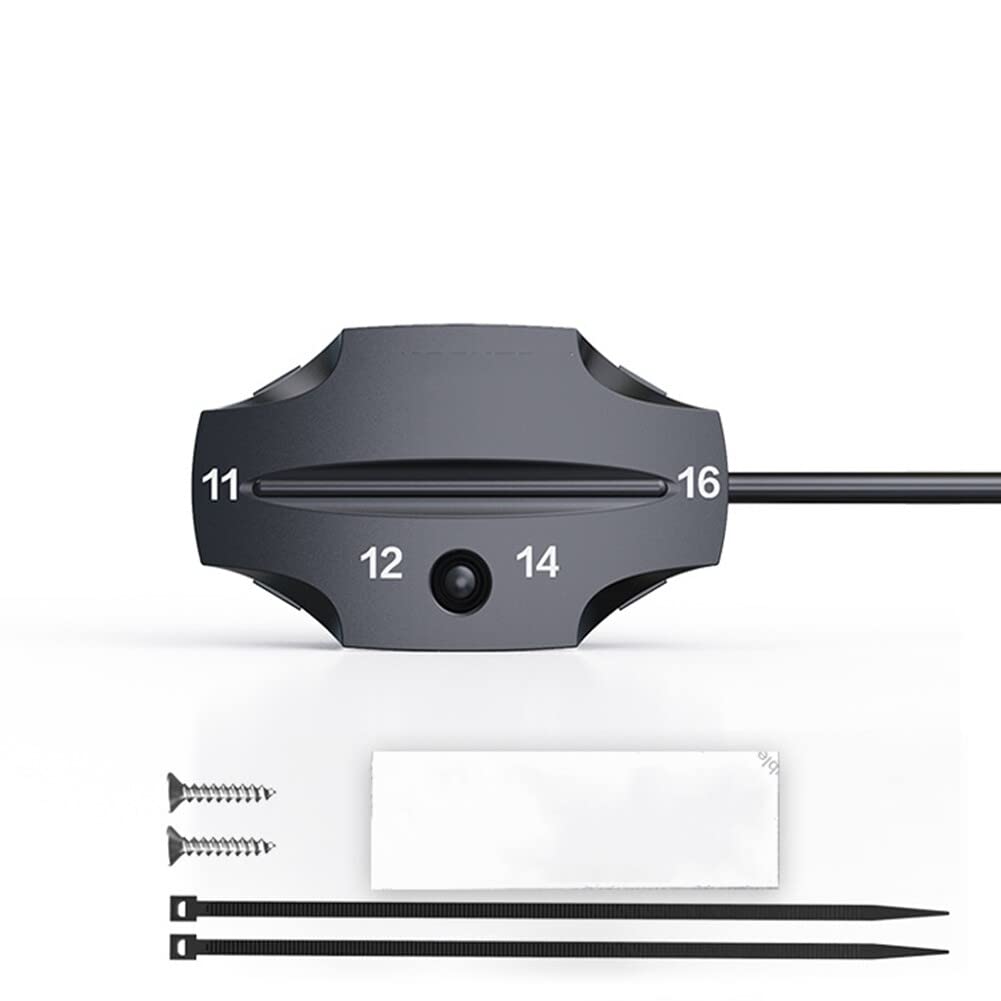 Voltmetro Elettronico per Moto, MoreChioce Indicatore di Visualizzazione Della Tensione a LED per Moto Universale Voltmetro Impermeabile Monitor di Visualizzazione Della Tensione Antiurto