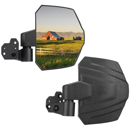 KEMIMOTO UTV Side Mirrors Compatible with Can-Am Defender HD5-HD10 2016+