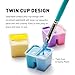 HIMI Twin Cup Jelly Gouache Paint Set, 112 Colors 12g, Jelly Cup Design, Gouache Paint Non Toxic for Canvas and Paper, Art Supplies for Professionals and Beginner (Ice Blue)