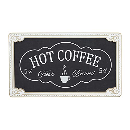 Décoration murale en bois avec texte noir panneau 61x35cm - 3