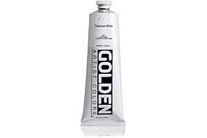 GOLDEN Heavy Body Acrylic Paint, Titanium White - Ideal for Professional Artists