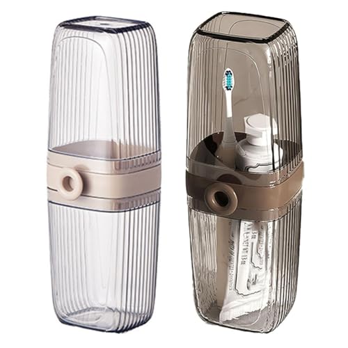 JNJOOD Vaso para Lavado de Viaje, Vaso para, Vaso para Cepillo de Dientes, Juego de Cepillos de Dientes, Vaso de Almacenamiento Portátil