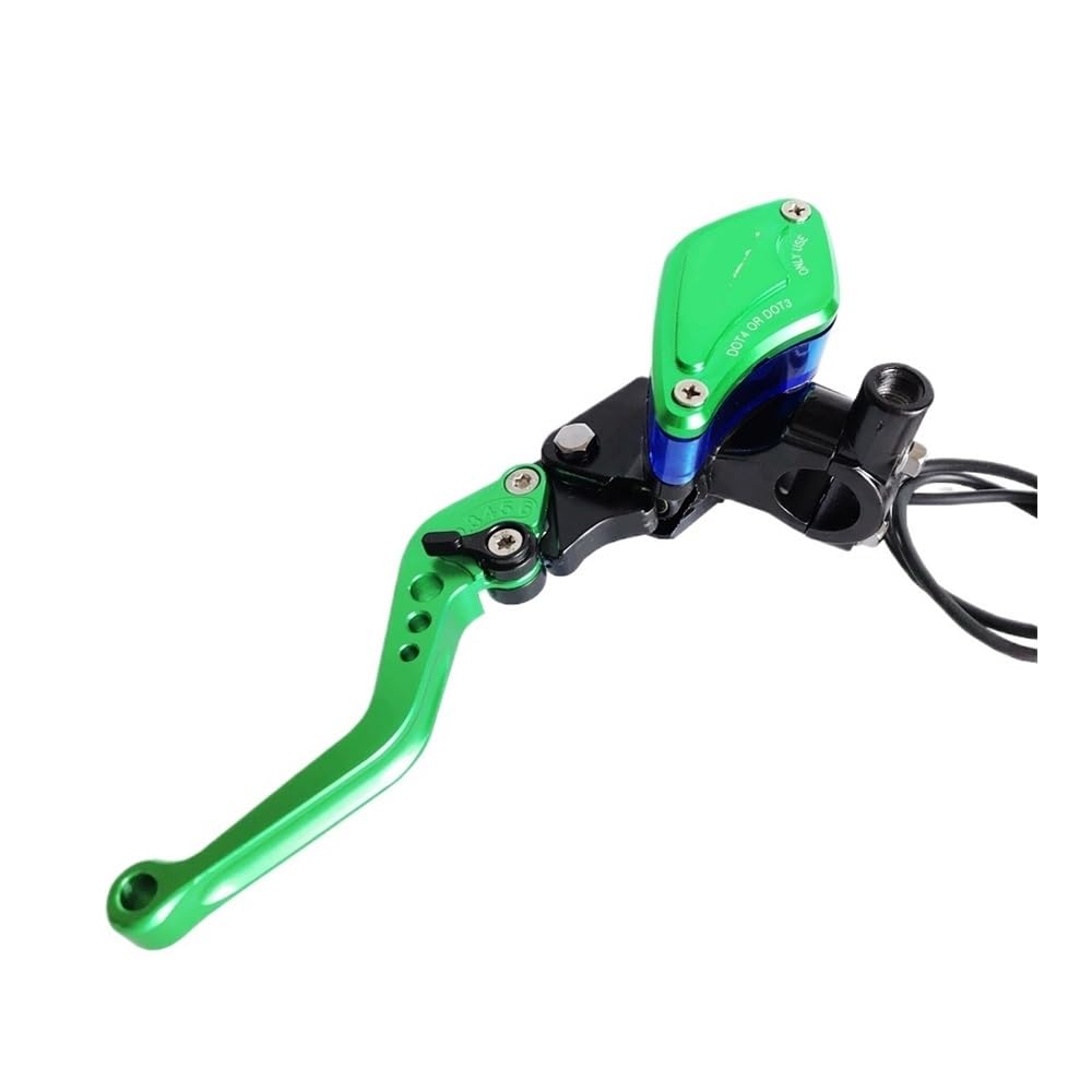 Prsdfg Green Left Brake Clutch Levers Handle 1 Pcs Motorcycle 22Mm 7/8'' Handlebar Hydraulic Clutch Lever Brake Pump Master Cylinder Handle