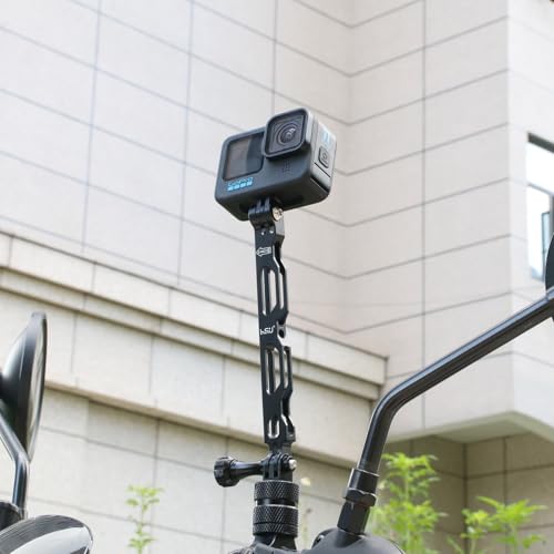 Image of HSU Extension Arm for GoPro, Aluminum Pole Mount Helmet Stick Extension Arm Mount for GoPro Hero 12 /11 /10 /9 /8 /7 /6 /5 Black, DJI Osmo Action and More