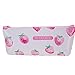 Produktbild Fablcrew PU Pencil case Kosmetiktasche, Erdbeeren-Kosmetikbeutel, Aufbewahrungstasche für die Aufbewahrung 21 x 8 cm, weißes Etui
