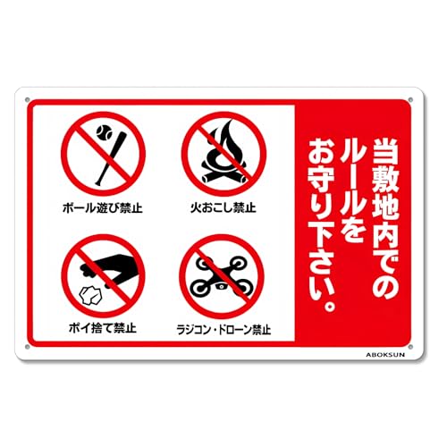 �y�~�n�� ���[�� �֎~�}�[�N�z�֎~�Ŕ� �v���[�g�Ŕ� �h���d�l�̑傫�ȊŔ� ���ӊŔ� �A���~�W�� (���F�ł�, 30x20cm)