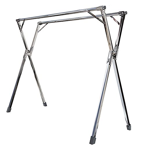 Étendoir à linge pliable robuste avec structure réglable - 2