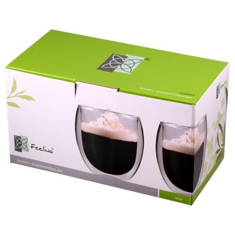 Feelino Latte Macchiato Gläser Doppelwandig Cover