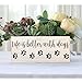 Life is Better With Dogs Wood Planter Box - Heartwarming Gift from Dog for Dad, Mom, Veterinarian - Perfect Dog Lover Gift