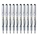 Pilot V Pen (Varsity) Disposable Fountain Pen, Fine Point, Black Ink, Value Set of 10