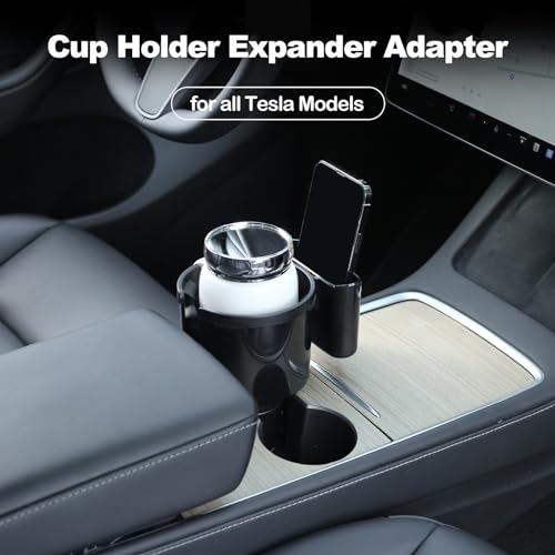 Expansor de Portavasos 2 en 1 para Auto con Soporte de Teléfono miniatura 3