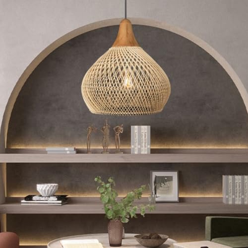 Lustre rustique pour table à manger éliminant la lumière agressive du séjour