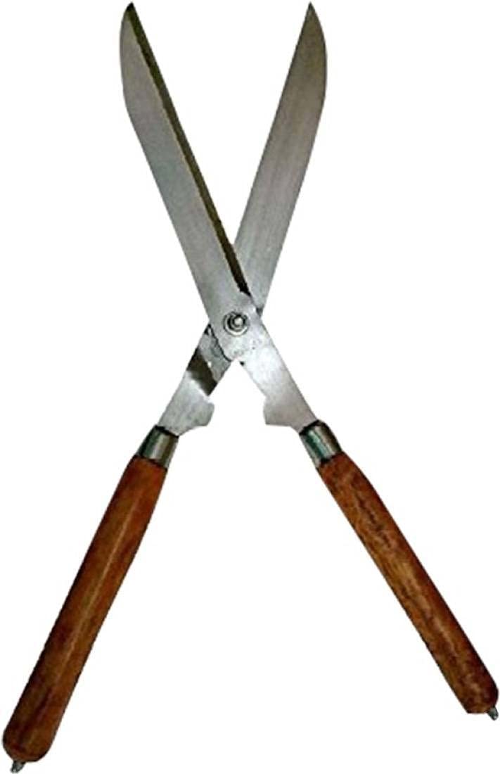 AGT Hedge Shear With Wooden Handle ( 6 ) Garden Tool Kit (1 Tools)-picture-29