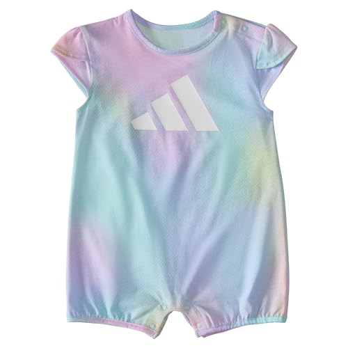 Image of adidas Baby Girls' Printed Shortie Romper