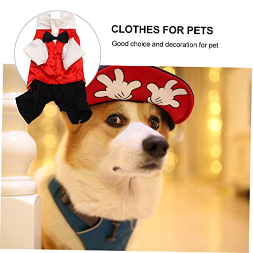 Disfraz de vampiro para perro Halloween tamaño S miniatura 4