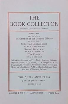 Unknown Binding The Book Collector, Volume 1, Number 3 (Autumn 1952) Book
