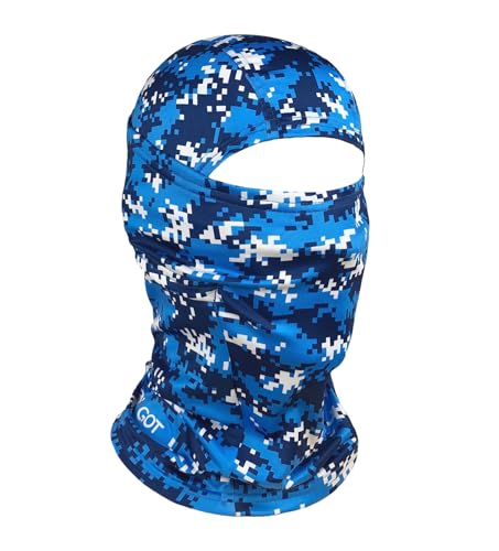 Image of UPF 50+ Balaclava Ski Mask for Men Women - UV Face Mask Motorcycle Shiesty | Windproof, Breathable, Hinge Design, Full & Half Face Coverage, Fits Under Helmet, Snowboarding, Skiing