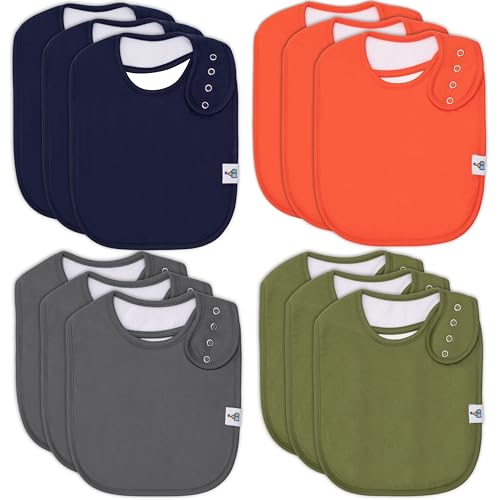 Image of Toppy Organic Cotton Drool Bibs | Soft and Absorbent | Baby Infant Boys and Girls | Teething, Drooling