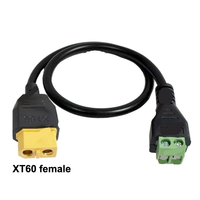 4Pz Cavo Adattatore XT60 a 2P Senza Saldatura | Cavo collegamento rapido caricabatterie RC(XT60 male)