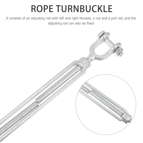 iabasenice Turnbuckle Posicionamiento Tensión Cuerda de Acero Carbono Quijada Ajustable y Práctico para Líneas Eléctricas de Alta Tensión miniatura 7