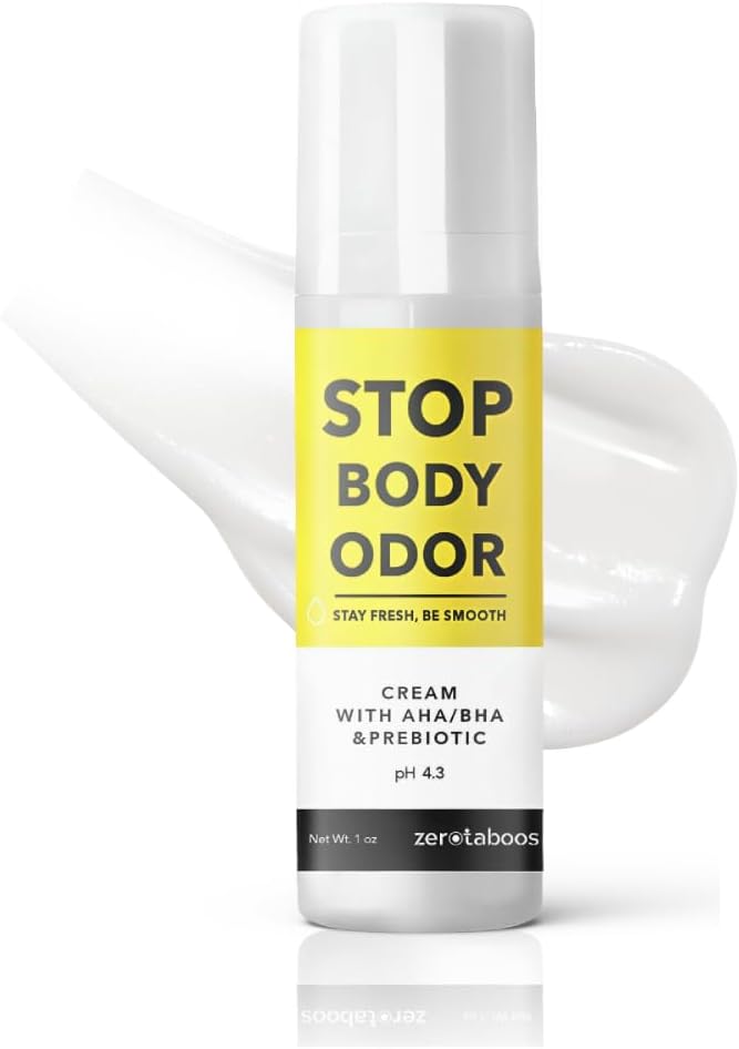 BHA & AHA Deodorant for Women โ Cream Underarm Whitening & Brightening Deodorant with Prebiotics and Postbiotics โ Aluminum-Free, Baking Soda-Free, Fragrance-Free