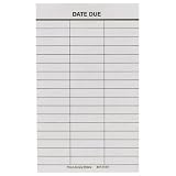 Library Store Date Due Slips 500 Pack