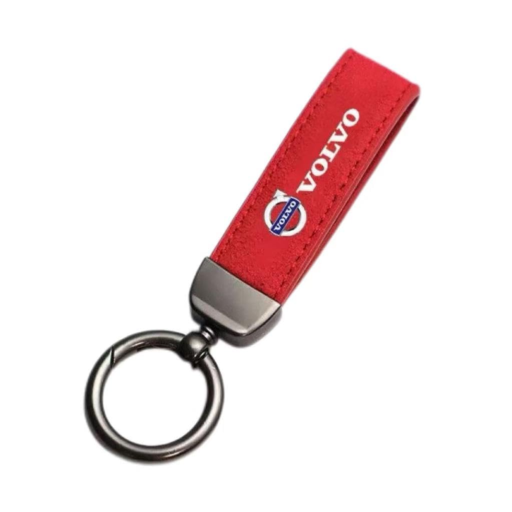 ONEMAJI Key Rings for Vo-lvo S60 XC90 V40 V60 S90 V90 XC60 XC40 AWD, Anti-Lost Key Rings with Logo Emblems Personalised Licence Plate Keychain Car Decoration Accessories Men Women,Black — view 4
