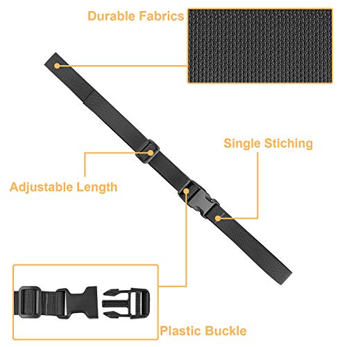MAGARROW 24" 40" 60" 100" Strap Buckle Packing Straps Adjustable 1-Inch Belt4