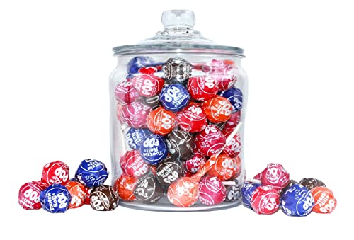 Assorted Fruit Flavored Tootsie Roll Pops- America's Favorite Lollipop With Chocolately Center- Classic, Bulk Sizes, Variety Pack (1 Pound) #TOP3