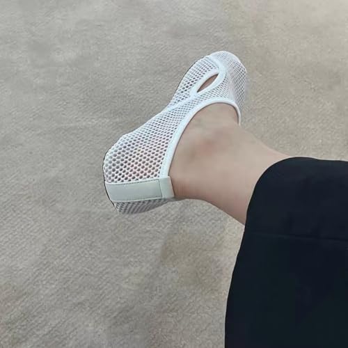 Women's Thong Mesh Ballet Flats - Diabetic & Arthritis-Friendly Loafers, Comfortable Round-Toe House Ballerina Shoes for Edema, Work & Casual Wear4