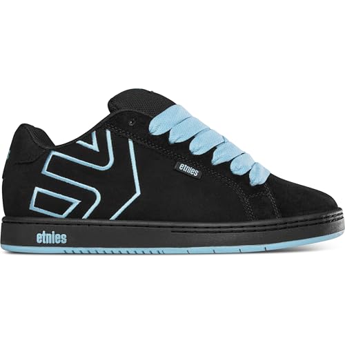 Image of Etnies Men's Fader Black /Light Blue, 9 Medium