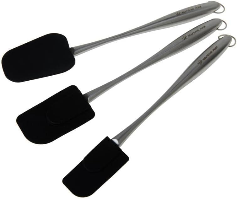 Wolfgang Puck Juego de espátulas de silicona de 3 piezas (renovado)