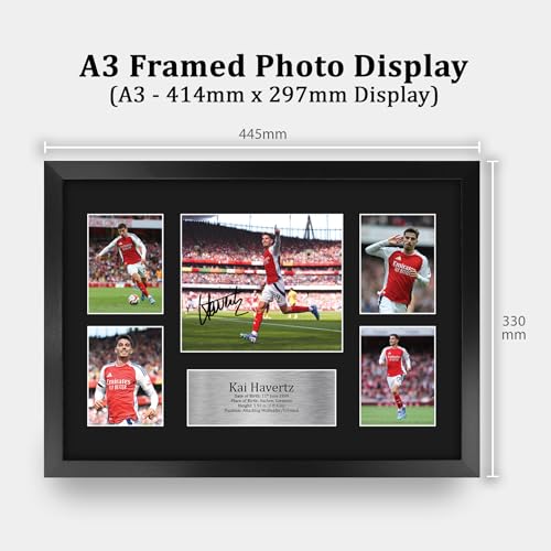 HWC Trading Kai Havertz Arsenal Printed Memorabilia Signed Autograph Photograph Display for Football Fans and Supporters - A3 Framed - Image 2