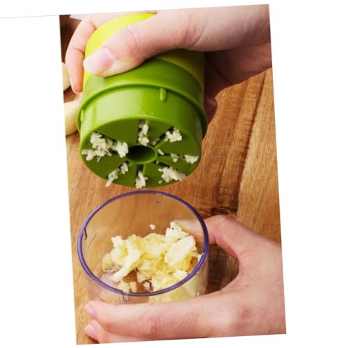 Holibanna Prensa De Plástica Multifuncional Almacenamiento Para Nueces Usar y Lavavajillas Verde y Verde Oscuro
