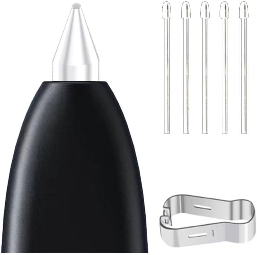 5 puntas suaves compatibles con Galaxy Note 9 S Pen Nips de repuesto de puntas suaves 0.028 in sensor de presión 4096 Galaxy Note 9 puntas (Nota 9