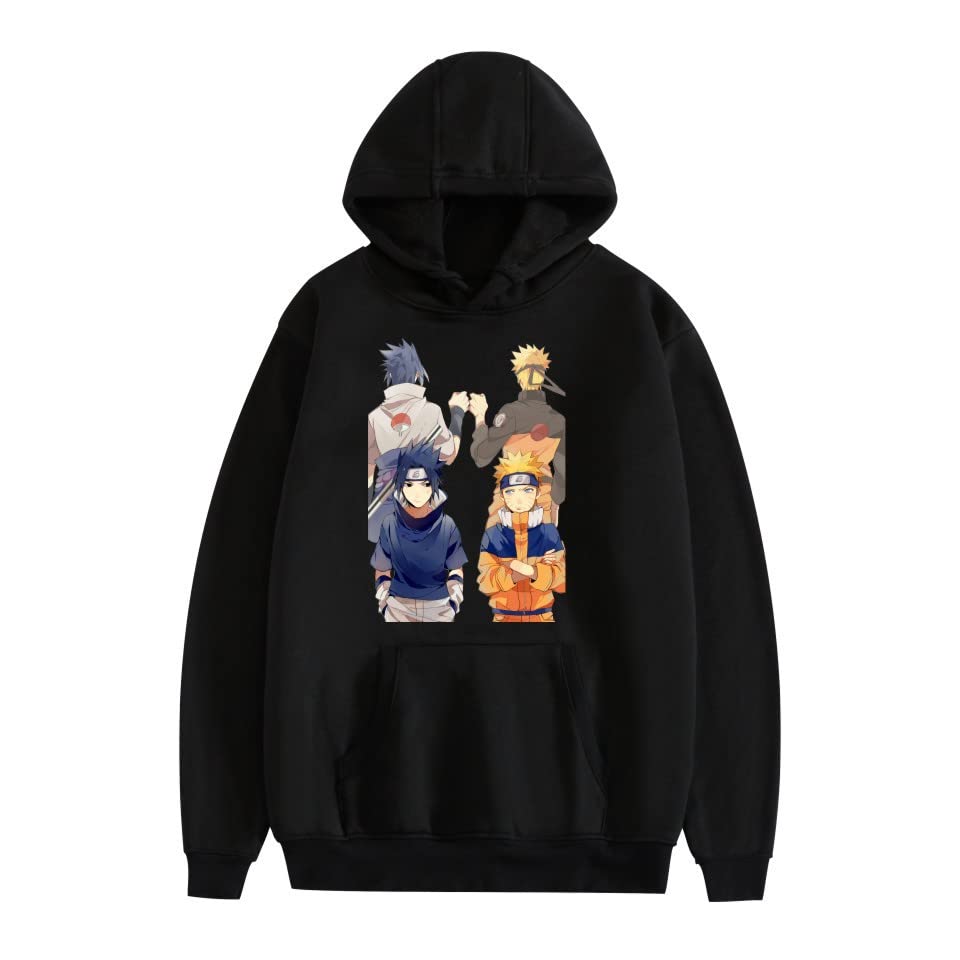 IWYKT Anime Suit Sudadera con Capucha Unisex 3D Big Toss Print Sport Hoodies Cosplay Capucha Ninja...