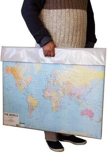 picturehangingdirect.co.uk A1 A2 A3 A4 CLEAR ART WORK CARRY CASE PORTFOLIO ART FILE FOLDER SCHOOL HOLDALL Print Sleeve Storage (A2)