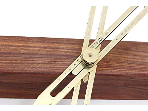 Séparateur proportionnel en laiton et acier sur table de dessin d'architecte - 6