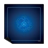Wogamat, tapis universel bleu jeux de plateaux 92 x 92 cm, 4 à 8 joueurs...