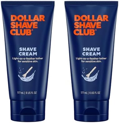 Dollar Shave Club - Shave Cream 6 oz (2 Pack) - Hydrating Shaving Cream