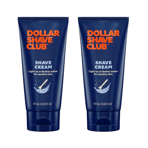 25% coupon - Dollar Shave Club Shave Cream, 6oz, 2 tubes
