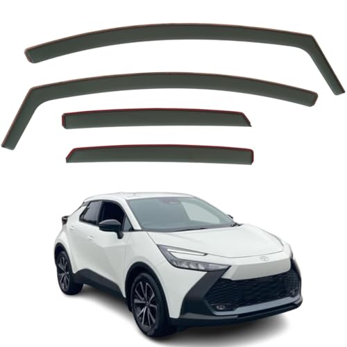 Déflecteurs d'air Toyota C-HR 2024-2026 parfaits pour voyager au frais en road trip en famille