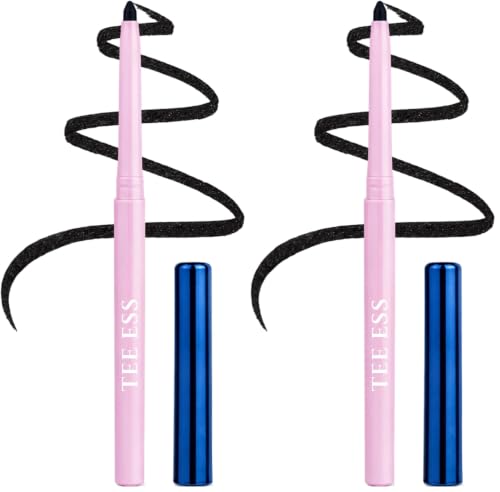 Image of TEE ESS Long Stay Kajal | Retractable Pencil | Waterproof, Smudge Proof | Intense Black Color | 24H Long Lasting | Smooth One-Stroke Application | With Vitamin E | Twist-Up Black Kajal | 30 gms