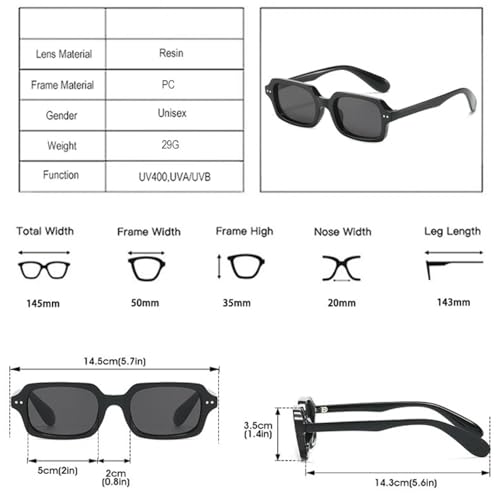 Verres UV400 lunettes de soleil hommes style rétro dégradé - 2