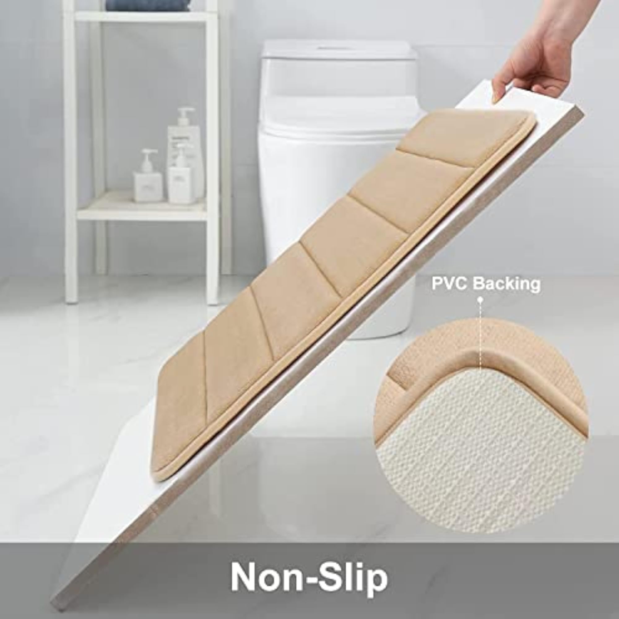 Anti Skid Bathroom Mat, Quick Dry, Non Slip