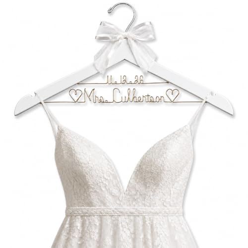 Wedding Hanger for Bride Dress & Groom
